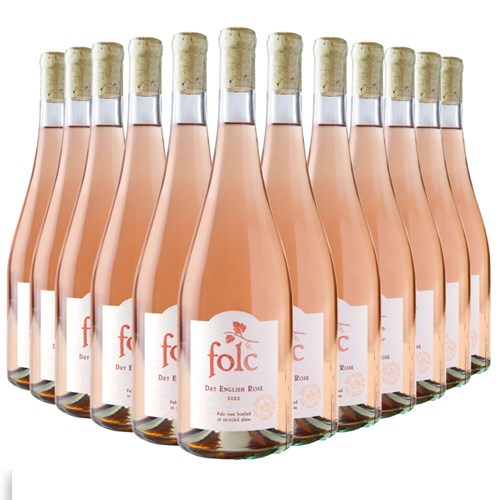 Case of 12 Folc English Rose Wine 75cl